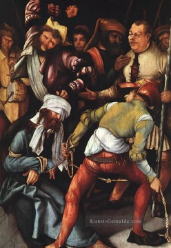 renaissance Ölbilder verkaufen - Die Verspottung Christi Renaissance Matthias Grunewald